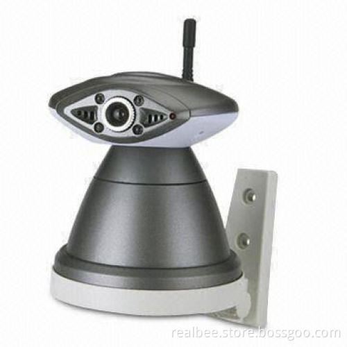 Wi-Fi IP Camera with 640 x 480 Pixels Resolutions, Free DDNS and MSN Server